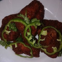 A picture of Breadcrumbed chicken #4 week challenge#charity recipe.