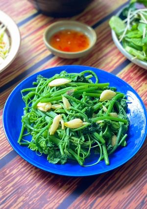 Hình của món Ngọn Su Xào Tỏi.