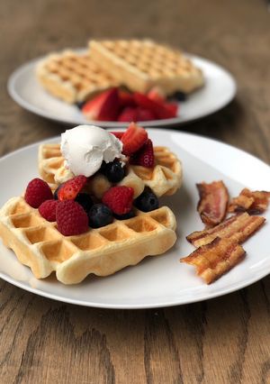 A picture of Vegan Waffles.