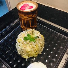A picture of Sabudana khichdi.