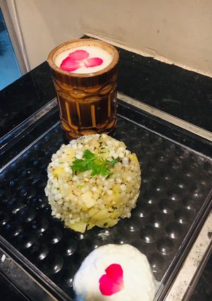 A picture of Sabudana khichdi.