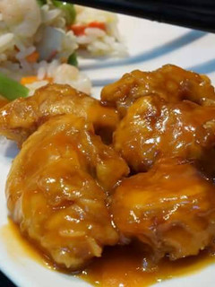 Una foto de Pollo agridulce
