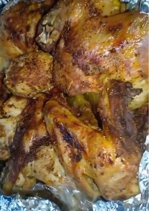 صورة لوصفة احلى ورقة فراخ بالخضار 😋