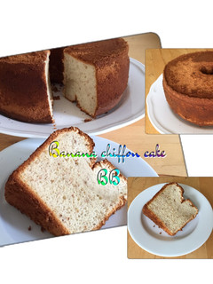 Foto resep Banana chiffon cake-Bolu pisang