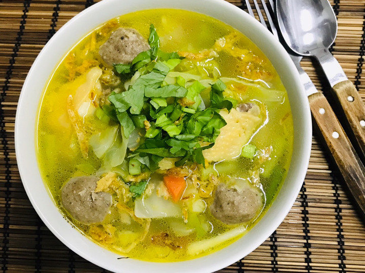 Resep Sop Ayam &amp;amp; Bakso Sapi (chicken &amp;amp; meat balls soup) yang Bisa Manjain Lidah