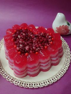 عکسی از دستور ژله انار 😊 (ایده یلدا)