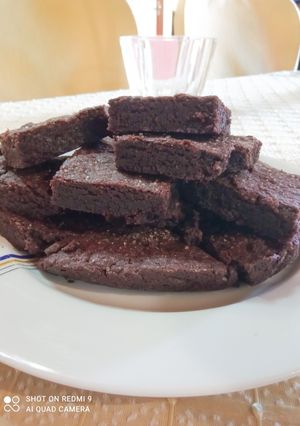 Φωτογραφία της συνταγής Νηστίσιμο brownies σοκολάτας 🍫