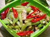 Oseng Waluh Tempe (Labu Siam)