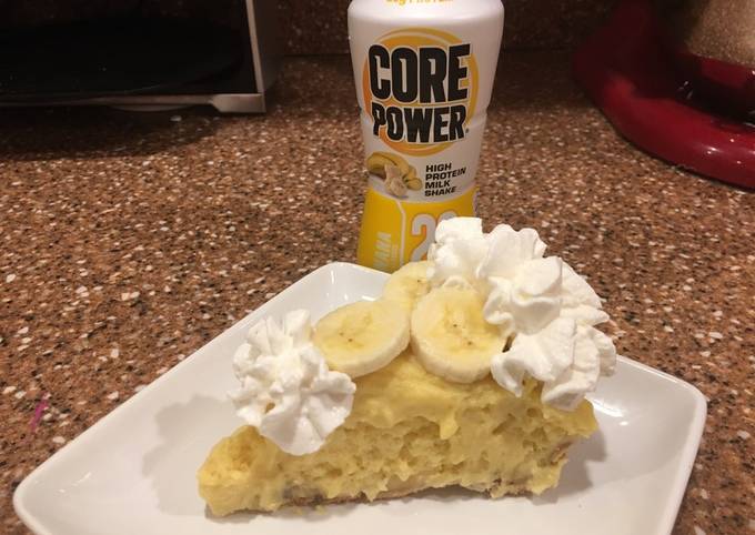 Core Power banana 🍌 cream pie
