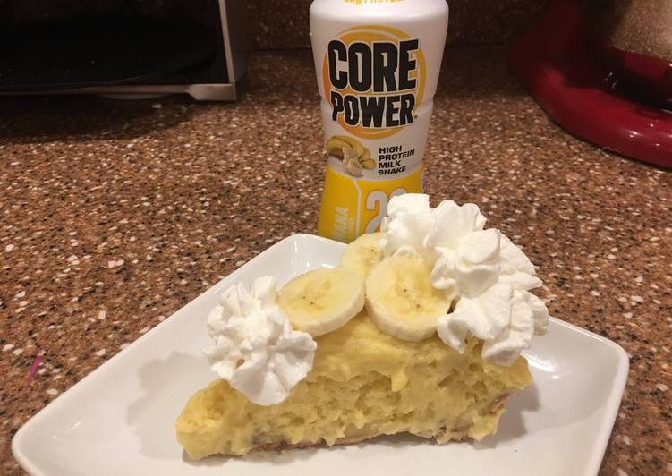 Steps to Make Ultimate Core Power banana 🍌 cream pie