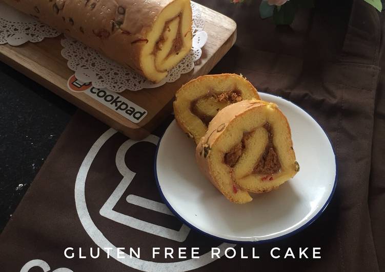 Bolu Gulung Abon - Gluten Free