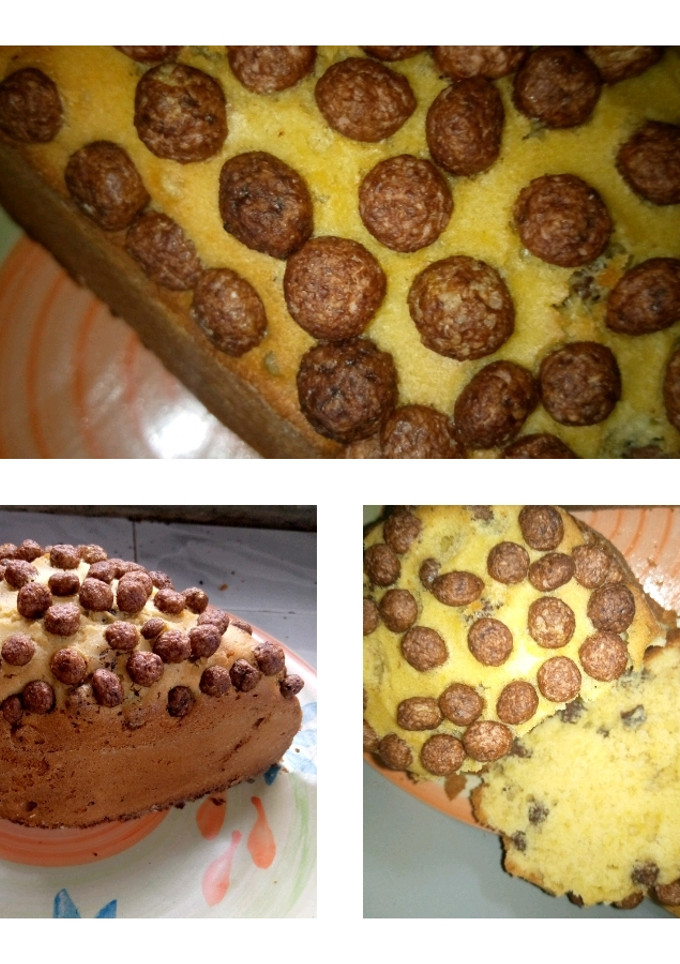 A picture of Cocoa pop cake.