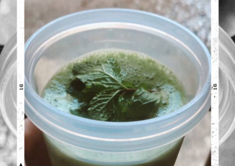 Bagaimana Membuat Kale smoothie green, Menggugah Selera