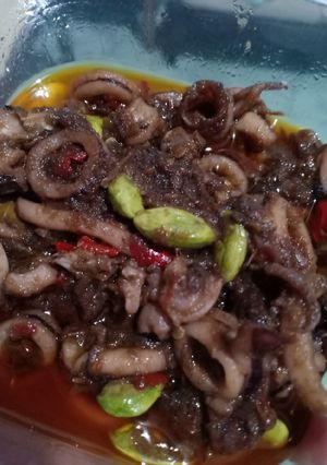 Foto resep Sambal Cumi Petai