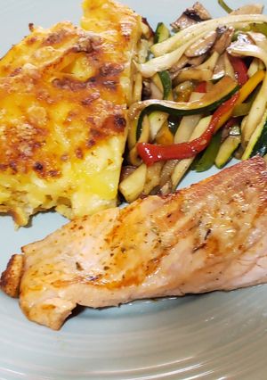 Una foto de Verduras salteadas