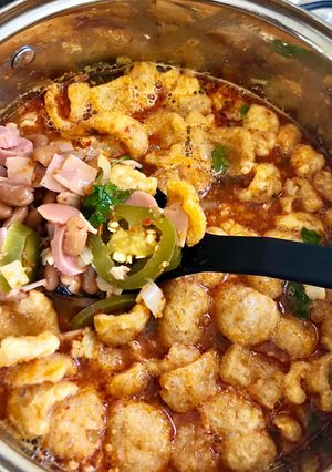 Una foto de Frijoles charros tradicionales!