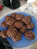 Chewy Double Chocolate Chip Cookies