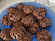 A picture of double chocolate chip cookies