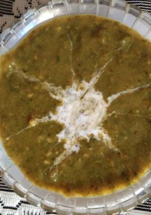 A picture of Palak ka saag.