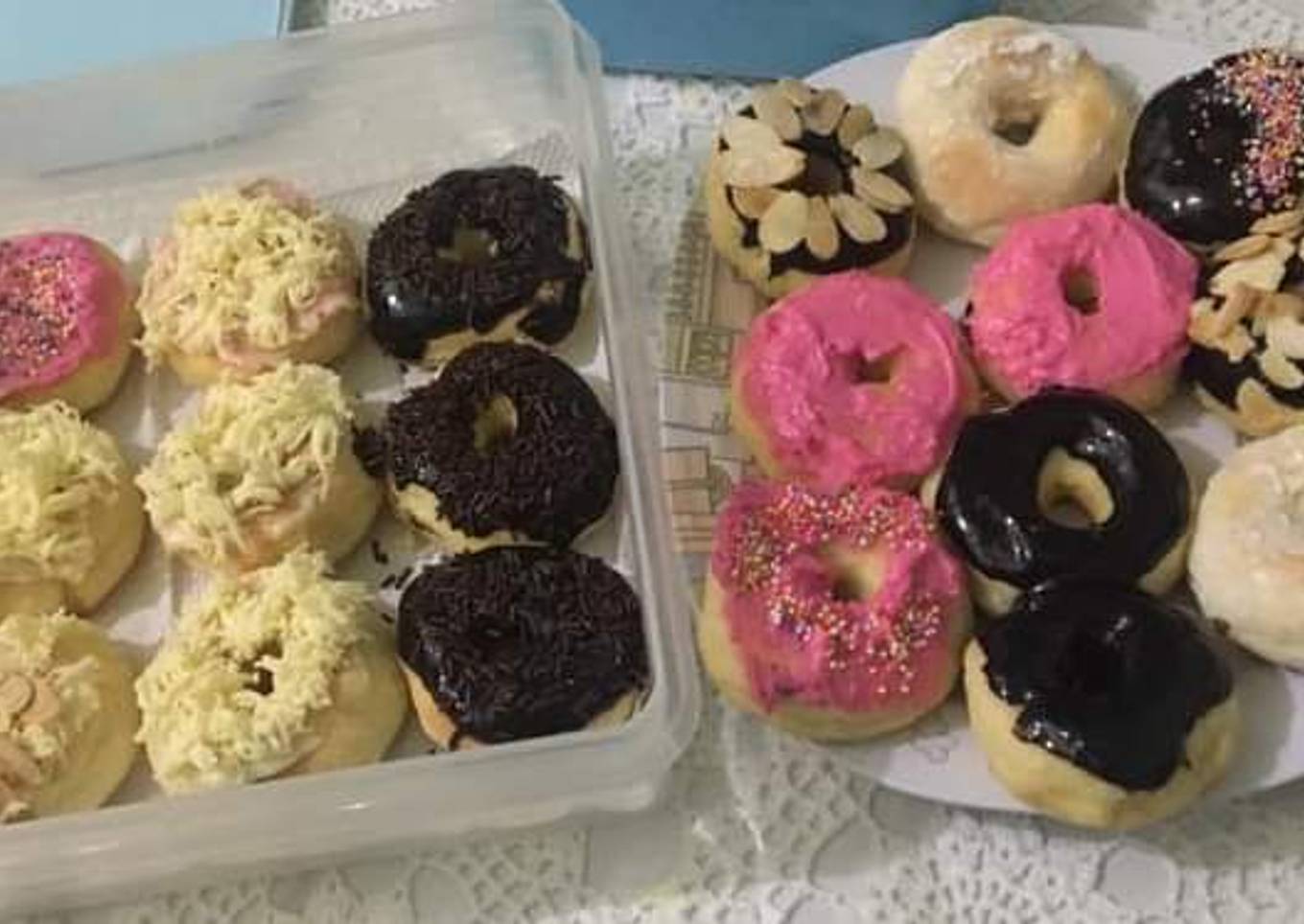 Donat tanpa ulen dan mikser