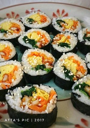 Foto resep Kimbap / Sushi Korea