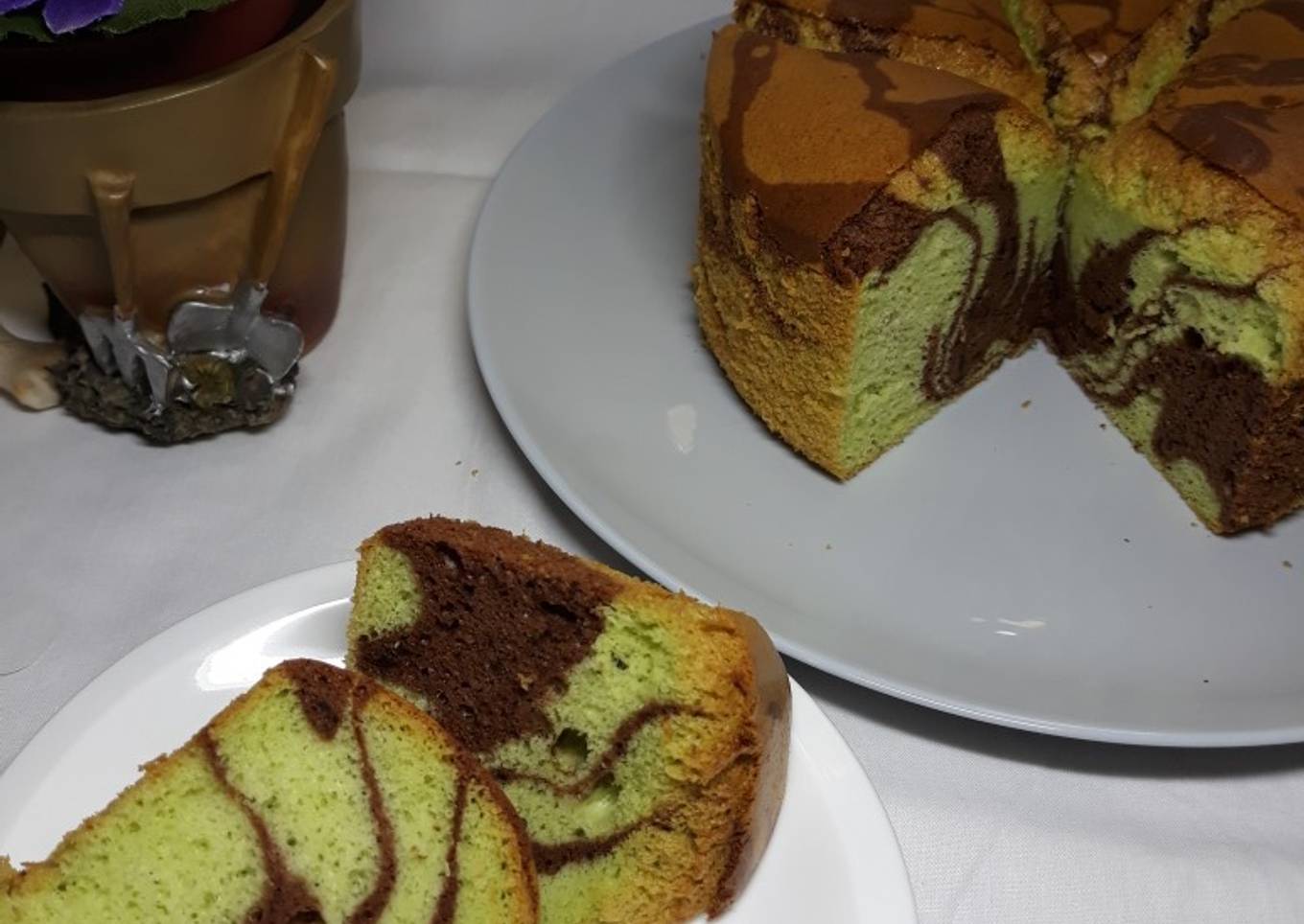 Chiffone Pandan Coklat