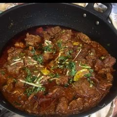A picture of Dhaba Style Beef Karahi.