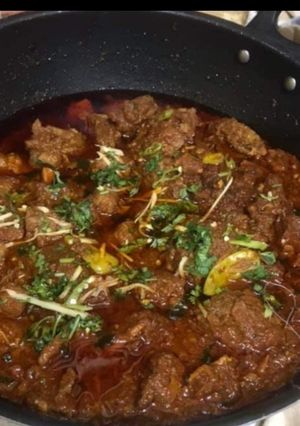A picture of Dhaba Style Beef Karahi.