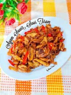 Foto resep Ayam Suwir Saos Tiram
