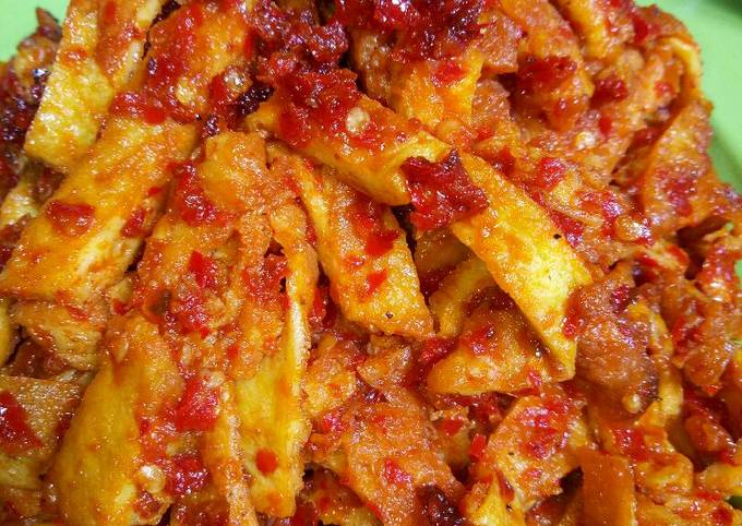 Standar Bagaimana cara membuat Sambel telor dadar iris dijamin spesial