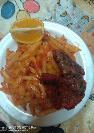 A picture of Masala chips#kidsrecipecontest#jikonichallenge.