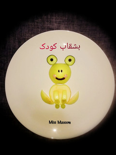 عکسی از دستور تزیین میوه کودک