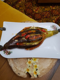 عکسی از دستور کلاف بادمجان‌ و کدو