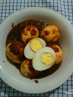 Foto resep Hintalu Masak Habang (Telur Bumbu Bali Banjar)