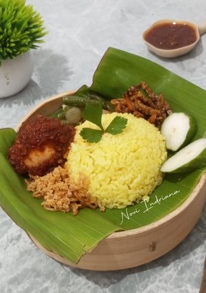 Foto resep Nasi Kuning Hintalu Masak Habang Khas Banjar