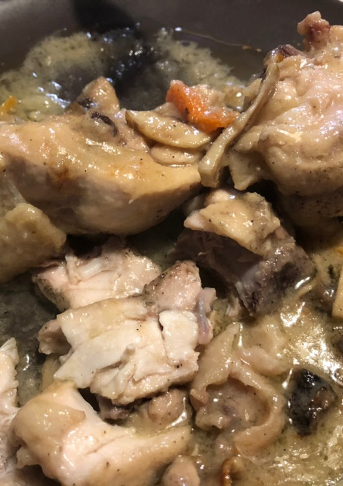 Una foto de Pollo a la cerveza