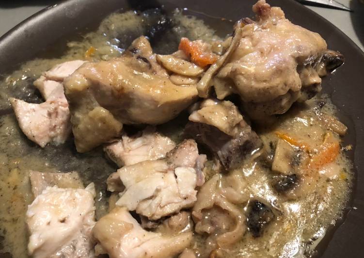 Pollo a la cerveza