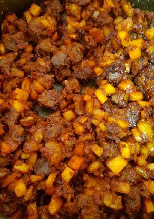 عکسی از دستور دو پیازه گوشت🥰😍