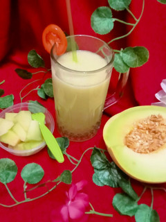 Foto resep Jus Buah Melon susu