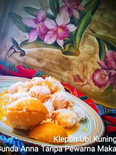 Foto resep Klepon Ubi Kuning Ala Bunda Anna Tanpa Pewarna Makanan