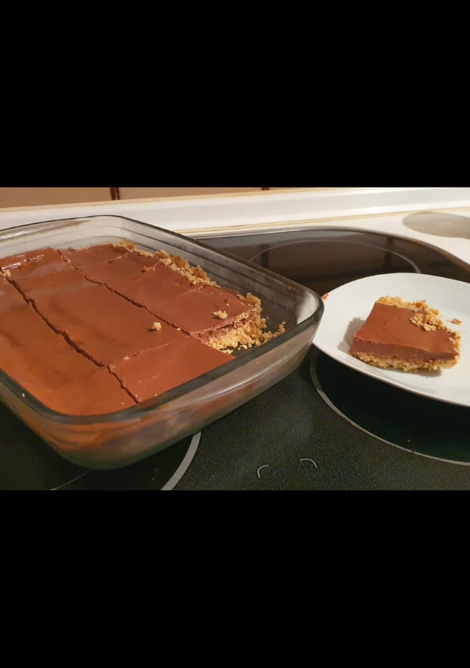 Una foto de Tarta de la abuela 👵 con natillas de chocolate 🍫
