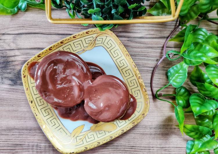 Chocolate Bread Pudding (Puding Roti Coklat)