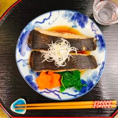 A picture of Delicious Braised Fish with Shiitake Powder.