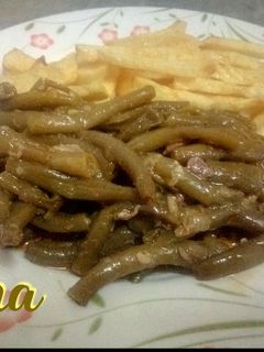 صورة لوصفة لوبيا خضراء في الكوكوت