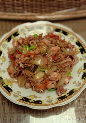 Foto resep Cumi bunga kecombrang by iie