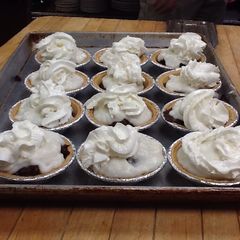A picture of Chocolate Haupia pie.