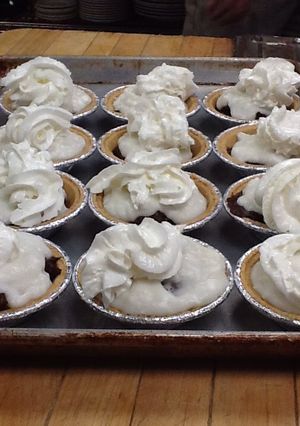 A picture of Chocolate Haupia pie.