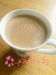 صورة لوصفة قهوة بالحليب يمي😍👌
