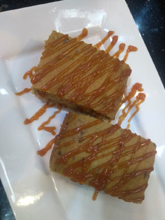 A picture of Date brownie or date pudding.