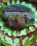 Minecraft Csokoládé torta